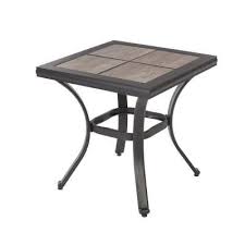 Check spelling or type a new query. Crestridge Steel Outdoor Patio Side Table With Tile Top Patio Side Table Outdoor Patio Side Table Hampton Bay