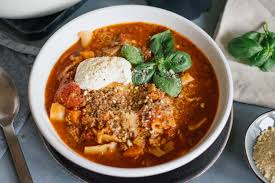 Vegane Lasagnesuppe Recipe Lasagna Soup Lasagna Recipe With Ricotta Easy Lasagna Recipe