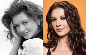 Catherine Zeta Jones 1989 2018 Alison Mcdougall Evening Standard Shutterstock Michael Buckne Catherine Zeta Jones Celebrities Celebrities Then And Now