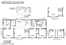 3 bedrooms 2 full baths 1,433 sq ft. Heritage Collection The Adams By Marlette Homes