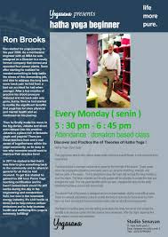 Hatha Yoga For Beginner At Yogasana Studio In Senayan Plaza Senayan Arcadia Building Level 2 Check Out Www Asanastudio Net