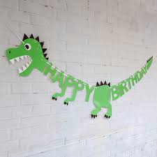 6 best diy birthday banner printable template. Dinosaur Birthday Diy Garland Happy Birthday Banners Roar Dino Party Decor Balloons Wild One 1st Boy Birthday Party Decorations Buy At The Price Of 1 24 In Aliexpress Com Imall Com