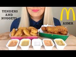 It might surprise you to learn that the terms nugget and tender actually have fairly rigid definitions. Mcdonalds Crispy Chicken Tenders And Nuggets Asmr Eating Sounds Mukbang No Talking Youtube