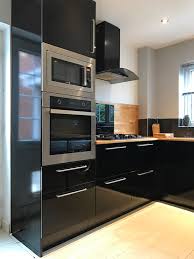 Drawer unit size h87, w50, d59cm. Stunning Furniture Mesmerizing Black Gloss Kitchen 50