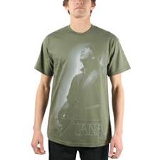 Santana Mens Shimmer T Shirt In Olive