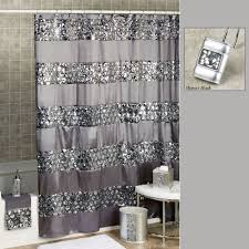 Black And Silver Shower Curtain Set Sinatra Sequined Silver Shower Curtain Cute Shower Curtains Silver Shower Curtain Glitter Shower Curtain