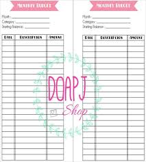 Printable Personal Planner Insert Monthly Budget Personal Budget Template How To Make Personal Bud Personal Budget Template Personal Budget Budget Template