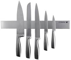 40 Cm Magnetic Knife Bar By Coninx Stainless Steel Hanging Magnetic Knife Strip Safe Secure Easy Knife Holder Magnetic Knife Holder Magnetic Knife Strip