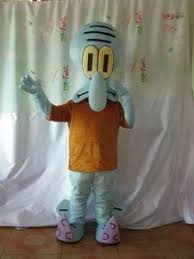 Costume Mascot Squidward Tentacles Sea Animal Event Masoct Advertising Costume Spongebob Costume Halloween Spooktacular Squidward Tentacles