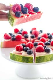 Watermelon Pizza Recipe With Cream Cheese Icing Sugar Free