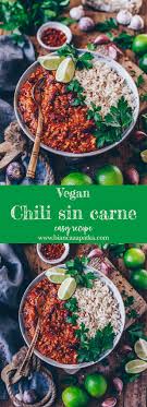 Chili Sin Carne With Rice Vegan Bianca Zapatka Recipes Potatoe Salad Recipe Salad Recipes Healthy Lunch Chicken Salad Recipes