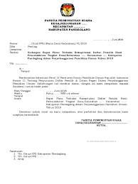 Contoh surat pengunduran diri sebagai anggota pps. Undangan Rapat Pleno Pps