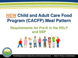New Child And Adult Care Food Program Cacfp Meal Pattern