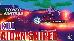 Kill Aidan Sniper | Death Gaze | Tower of Fantasy - YouTube