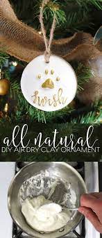 Pet Gift Basket With Personalized All Natural Diy Air Dry Clay Paw Print Ornament Diy Air Dry Clay Paw Print Ornament Pet Gift Basket