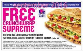Printable Coupons Taco Bell Coupons Taco Bell Coupons Fast Food Coupons Taco Bell