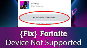 Install device not supported everything *new* in fortnite chapter 2 season 3! Fix Fortnite Device Not Supported How To Play Fortnite In Any Android Device Youtube