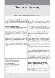 Since this procedure is currently considered experimental, the establishment of an irb protocol mayo clinic in rochester, minn., has been recognized as the best gynecology hospital in the nation. Pdf Clinical Update Obstetrics And Gynaecology