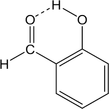 Scheme 4. Intramolecular hydrogen bonding in salicylaldehyde. | Download  Scientific Diagram