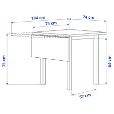 nordviken table a rabat noir ikea