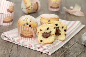 Muffin Con Gocce Di Cioccolato E Nutella Cremosa Che Non Affonda Ricette Dolci Ricette Di Cucina Dolcetti