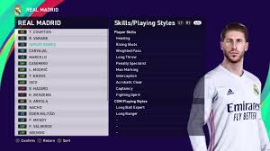 Madrid have a total of 23 players in their home squad. Pes 2021 Real Madrid Players Faces Ratings Youtube