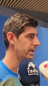 🗣 Thibaut Courtois atendió a los medios de comunicación en zona mixta tras  el Real Madrid 1-2 Manchester City , 📸 Javier Rubiano