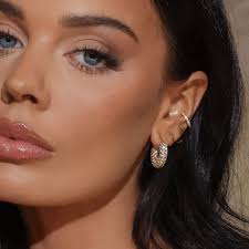 Gold Lina Hoop Earrings