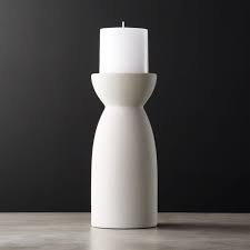 4.1 out of 5 stars 5. Shop Borough Large Ceramic Pillar Candle Holder Grey Ceramic Shapes Up In Dreamy Minimalist Form C Pillar Candles Unique Candle Holders Pillar Candle Holders