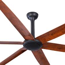 This bright and fresh fan will blend novelty ceiling fan with fancy leaves and light: The Big Fan Dc Ceiling Fan By Hunter Pacific Matt Black Natural Oak 86 Universal