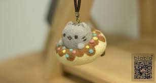 biabia 戳戳乐羊毛毡diy材料包手工材料玩偶 甜甜圈喵 淘宝网 felt crafts christmas ornaments novelty christmas