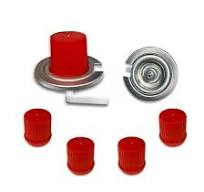 Butane Gas Valve Portable Gas Stove Camping with Red Cap ...