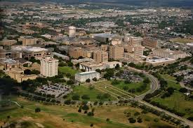 Aerial View Of The Texas A M Campus In College Station Texas Texas A M University Texas A M Texas A M College
