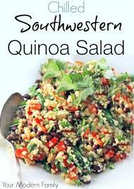 The Best Chilled Southwestern Quinoa Salad You Ll Ever Make Recipe Quinoa Salad Recipes Easy Best Quinoa Salad Recipes Easy Salad Recipes