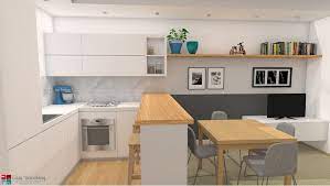 Progettazione Di Un Soggiorno Moderno Con Cucina A Vista Soggiorno Moderno Cucina Soggiorno Soggiorni Piccoli