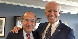 Presidente honorario de la comisión global sobre la economía y el clima. Felipe Calderon Felicita A Biden Por Ser Electo Como El Proximo Presidente De Eu