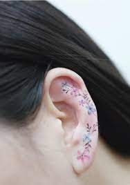 Helix Ear Tattoo Ideas Ear Tattoo Jewelry Tattoo Helix Tattoo Ideas