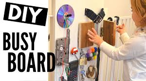 Stimulate your child's motor skills easy to make ! Einfaches Diy Busy Board Beschaftigung Und Spielideen Fur Baby Und Kleinkind Activity Board Youtube