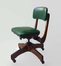 Mid Century Wood Office Chair Gunlocke Tanker Swivel Chair Etsy Wood Office Chair Office Chair Chair