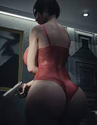 1girls 3d ada wong big ass big butt keatmo lingerie nude female resident  evil resident evil 4 remake 
