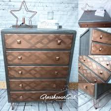 Grey Copper Patina Chest Of Drawers Glasshouse Girl A retro bedside cabinet perfect as a sofa/side table super cute round drawer handle, it's scandie minimalist frame, drawer and bottom magazine shelf is both practical and well designed the.