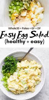 Classic Egg Salad Recipe Easy Healthy Recipe Salad Recipes Healthy Easy Healthy Egg Salad Egg Salad Recipe Easy