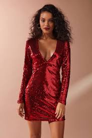 29 Amazing New Year S Eve Dresses All Under 100 Red Sequin Dress Dresses Sequin Dress Short