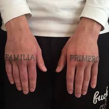 Rather, the wearers belong to a particular family, more of a gang. Matching Familia Primero Spanish For Family First