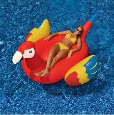 Swimline Giant Parrot Pool Lounger Set Pool Floats For Adults Swimming Pool Floats Summer Pool Floats
