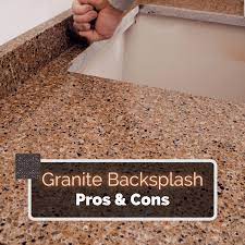 The post today is about the backsplash that we decided to use! Granite Backsplash Pros Cons Between 4 Inch And Full Height