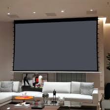 There are even projector screens available that you can use safely outdoors, enhancing the versatility of this method of viewing all sorts of media at home or at work. Black Diamond Obsidian Long Throw Alr Motorized Projector Screen In Ceiling Recessed Design Screen For 3d Uhd 8k Home Theater Projection Screens Aliexpress