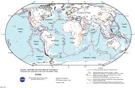 Digital Tectonic Activity Map Of The Earth From Here Http Printable Maps Blogspot Com 2009 04 World Map Of Fa Earthquake Map Plate Tectonics Middle East Map