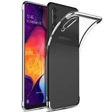 Samsung Galaxy A50 Kilif Renkli Lazer Silikon Kapak Gumus Ucretsiz Kargo