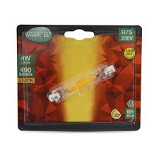 78mm & 118mm led security r7s flood light bulbs replaces tungsten halogen. Ampoule Led R7s 4w 78mm Boutique Officielle Vision El